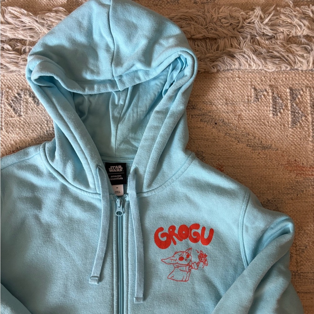 Star Wars Women’s Powder Blue Zip Hoodie